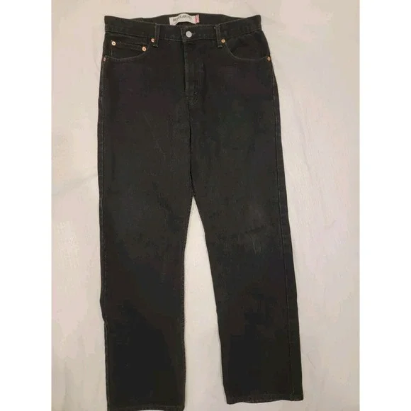 Levi's 505 jeans - Regular Fit Straight Leg -Men's   36x32 Black wash - Picture 3 of 7